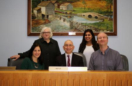Group photo of 2018 Township Committee