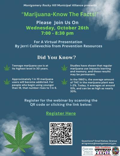 Marijuana presentation flyer